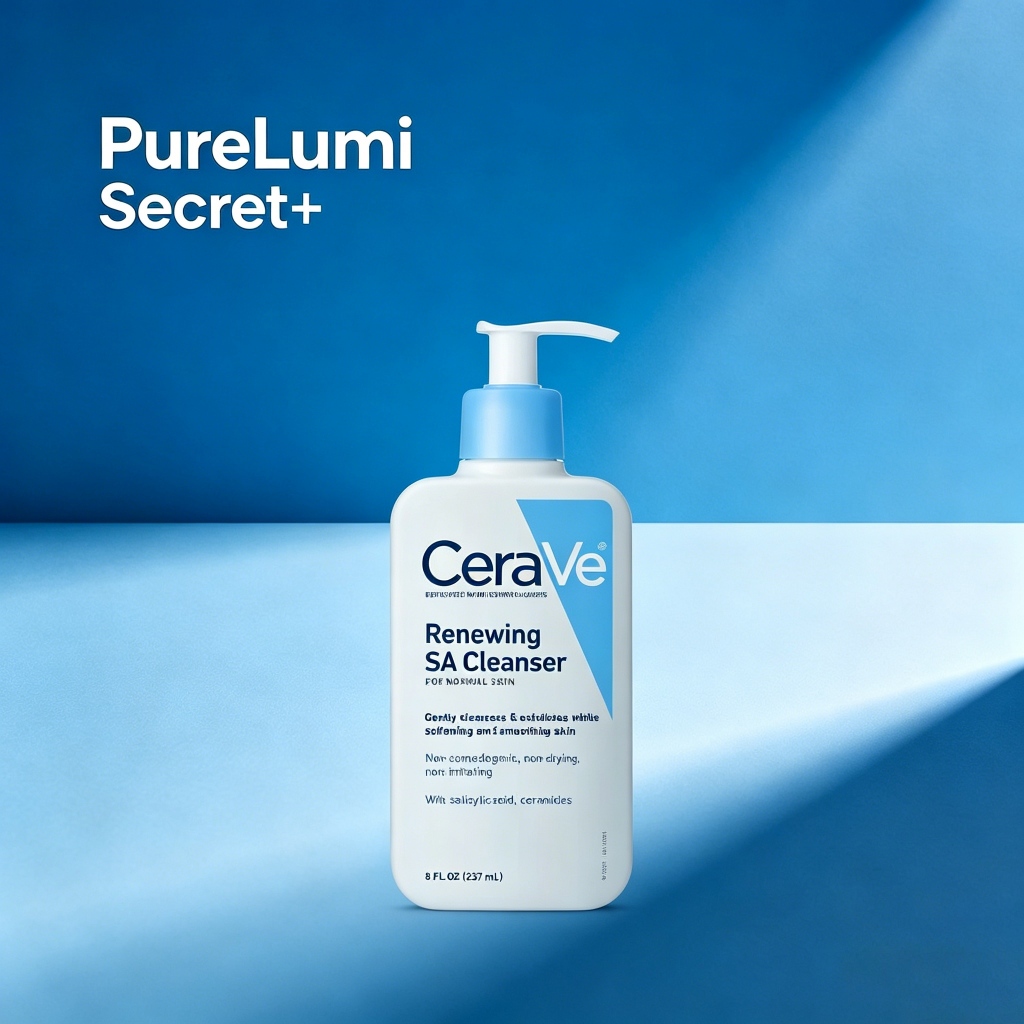 CeraVe Renewing SA Cleanser 237ml, โฟมล้างหน้าขัดผิวพร้อมเซราไมด์สําหรับผิวธรรมดา