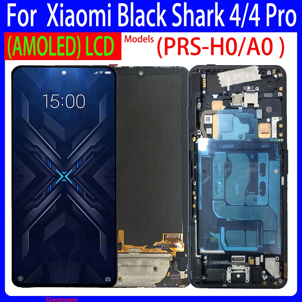 6.67 ที่ดีที่สุด AMOLED 144hz สําหรับ Xiaomi Black Shark 4 Pro จอแสดงผล LCD หน้าจอสัมผัส Digitizer สําหรับ BlackShark 4 PRS-H0/A0 เปลี่ยน