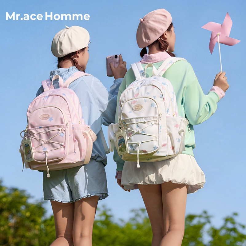 Mr.ace Homme حقيبة ظهر بنافذة شفافة للدمى والبطاقات — صورة 6