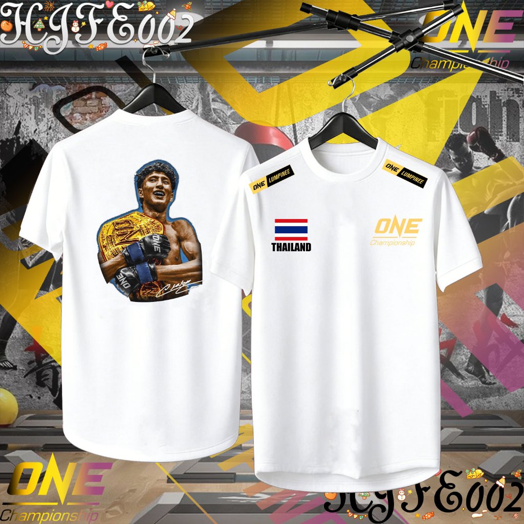 โปโล Men's "ONE Fighting Championship" ONE SAMURAI 1 Thailand การแข่งขันชกมวย เสื้อดำ Unisex T-shirt