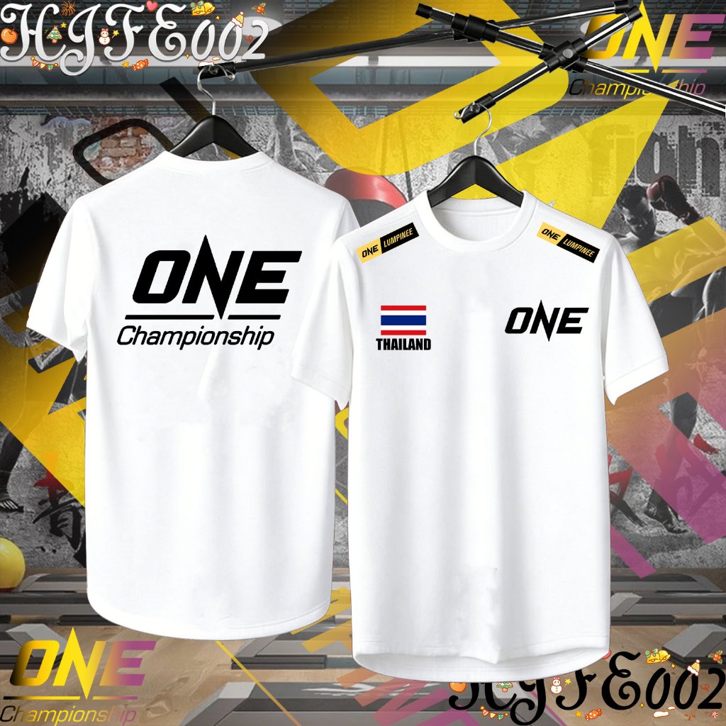 โปโล Men's "ONE Fighting Championship" ONE SAMURAI 1 Thailand การแข่งขันชกมวย เสื้อดำ Unisex T-shirt