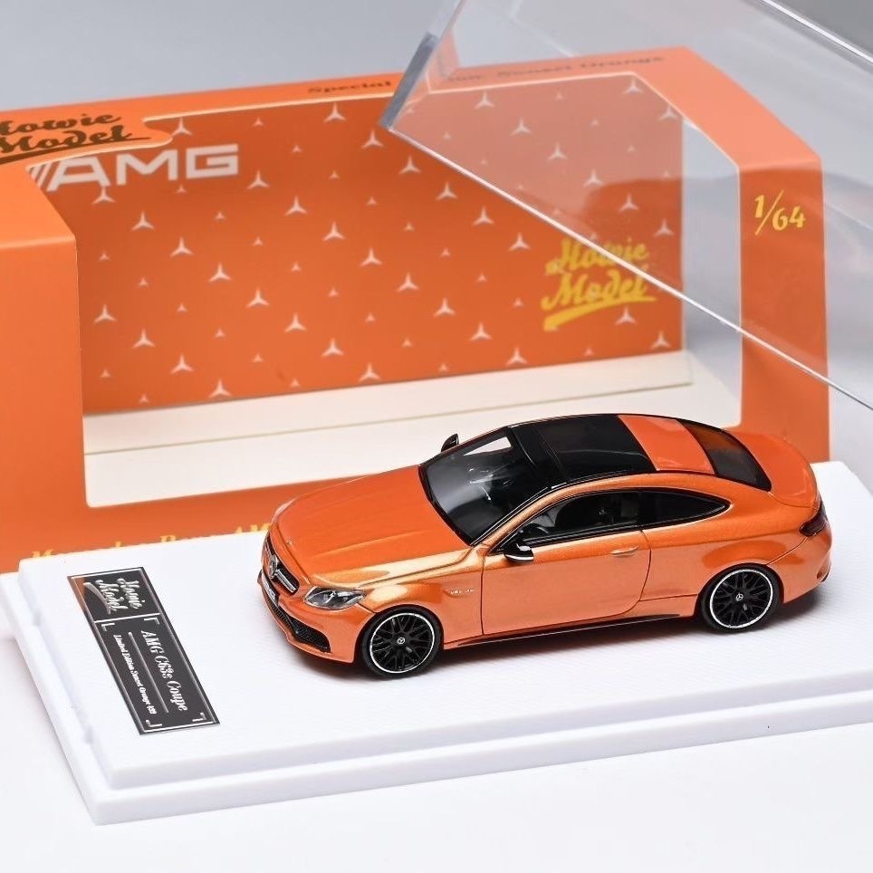 Howie รุ่น HM 1: 64 Mercedes-Benz AMG C63s Coupe C-Class Sedan รถรุ่นคอลเลกชันเครื่องประดับ