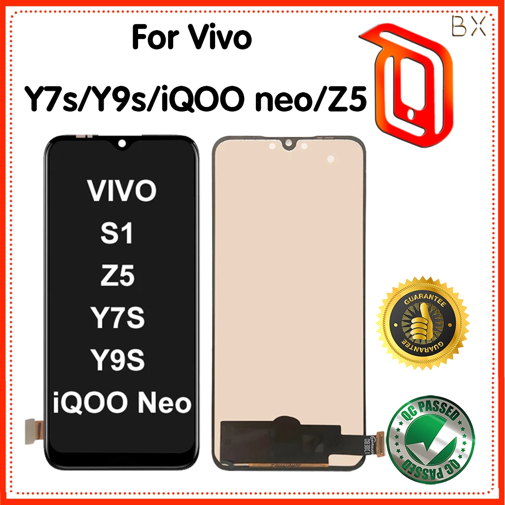 TFT LCD สําหรับ Vivo Y7s/Y9s/iQOO neo/Z5 จอแสดงผล LCD Touch Screen Digitizer Assembly เปลี่ยน