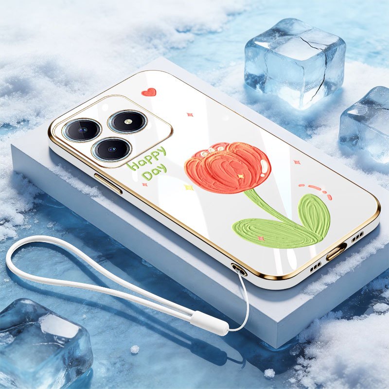 VRQR สําหรับ Oppo Realme C53 C51 C63 C61 Realme หมายเหตุ 50 60X 60 70T 70 4G Narzo N53 N63 N61 สีสัน