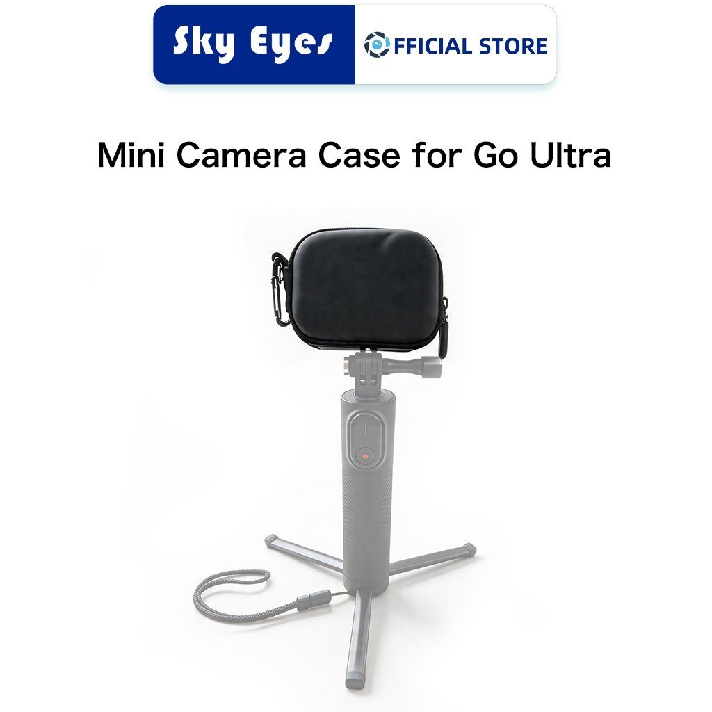 กระเป๋าพกพาขนาดเล็กพร้อมผ้าเช็ดเลนส์สําหรับ Insta360 Go Ultra