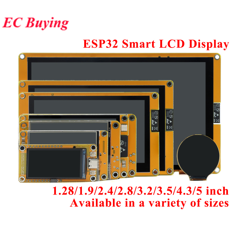 ESP32 ESP32-S3 ESP32-C3 จอแสดงผล Development Board LCD TFT IPS หน้าจอสัมผัส WiFi บลูทูธที่รองรับ LVG