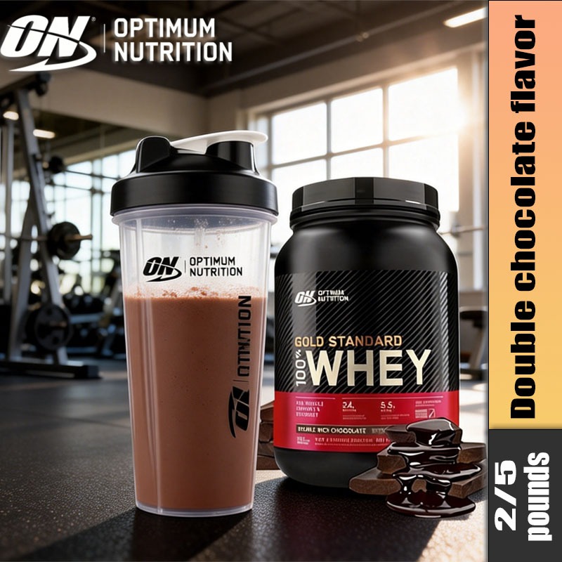 ON Gold Standard เวย์โปรตีน 100% (5lbs/2LBS) รสช็อกโกแลตเข้มข้นสองเท่า