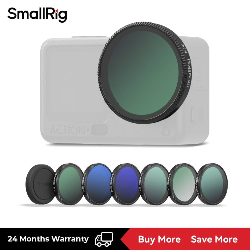 SmallRig Filter Kit / ND16 Filter / ND32 Filter / 1/4 Effect Black Mist Filter สําหรับ DJI Osmo Acti