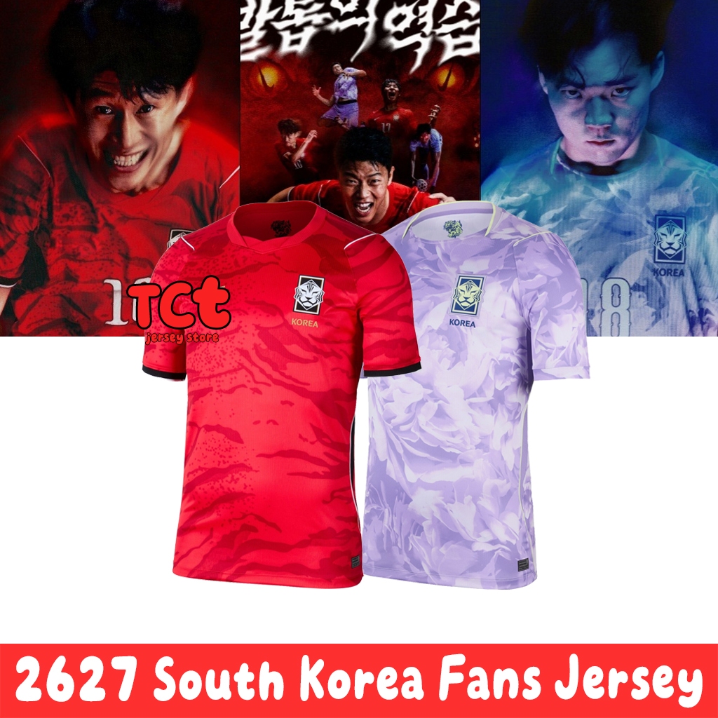 Tct 26/27 Sout.h Kore.a home away Third Top Quality Fans Version Football Jersey Soccer S-4XL Men Sp