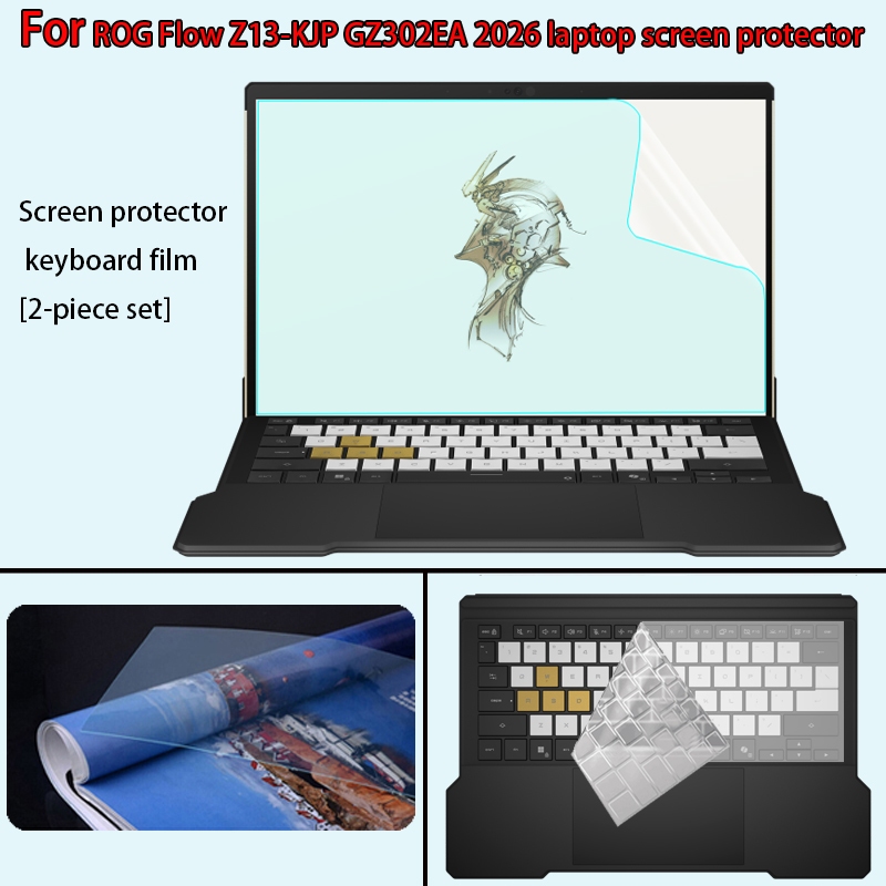 เหมาะสําหรับ Asus ROG Flow Z13-KJP ป้องกันหน้าจอ Flow Z13 GZ302E แป้นพิมพ์คอมพิวเตอร์ฟิล์มโน้ตบุ๊ค A