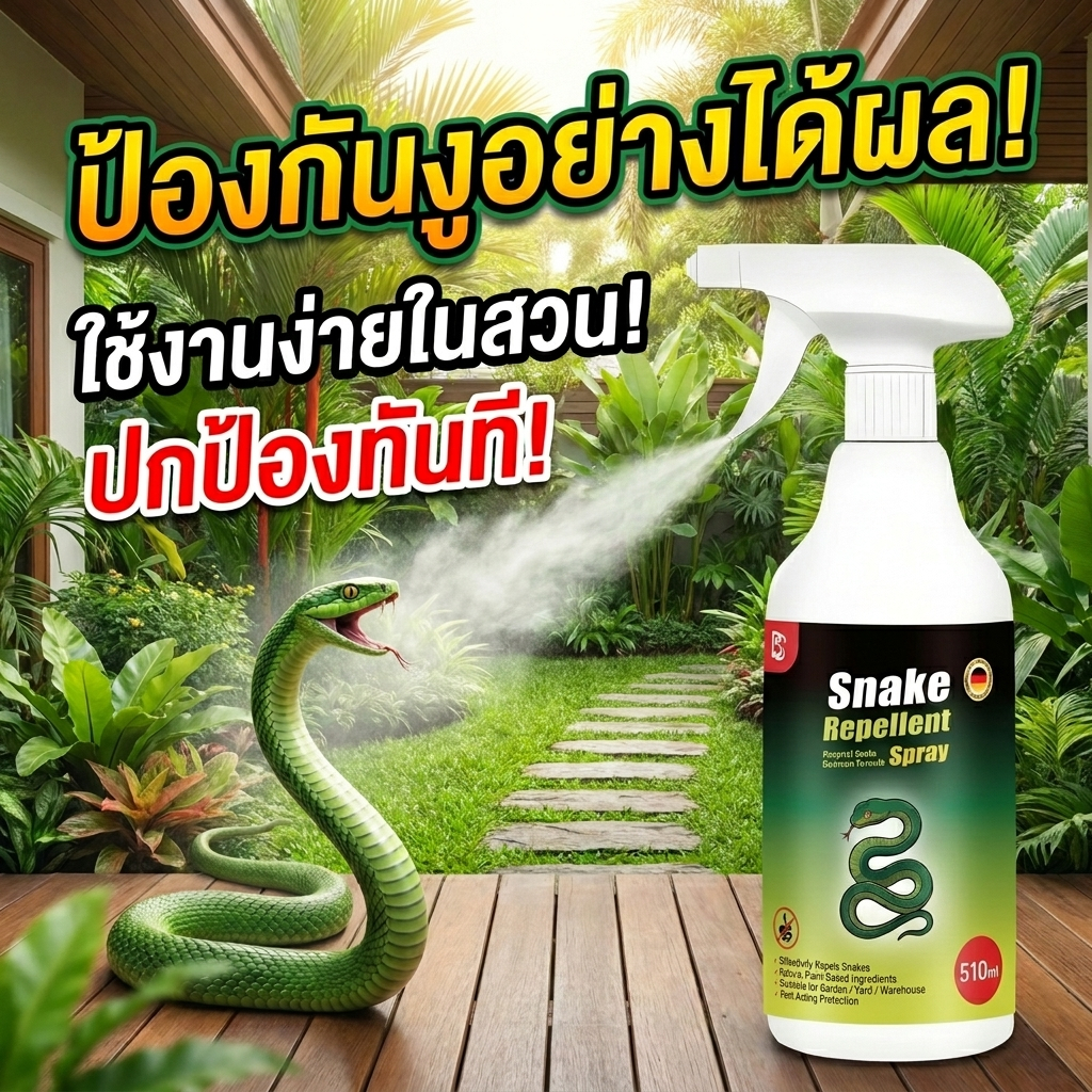 เก็บเงินปลายทาง📦NANA สเปรย์ไล่งู น้ำยาไล่งู ก้อนไล่งู ยาไล่งู 510ml ป้องกันงูเข้าบ้าน ปลอดภัยต่อสัตว์เลี้ยงและมนุษย์ สารสกัดธรรมชาติ