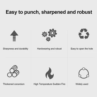 Hex Shank Dry Diamond Drill Bits Set, 6/8/10/12 มม.สําหรับพอร์ซเลน, เซรามิคและหินแกรนิต 4 ชิ้น