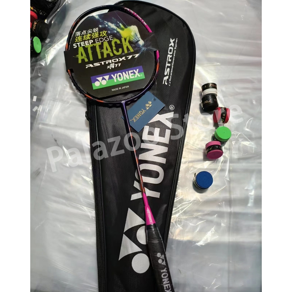 【จัดส่งในวันเดียวกัน】YONEX ไม้แบดมินตัน ASTROX 77 PRO China Win ไม้แบดมินตันคาร์บอนเต็มรูปแบบพิเศษสำ