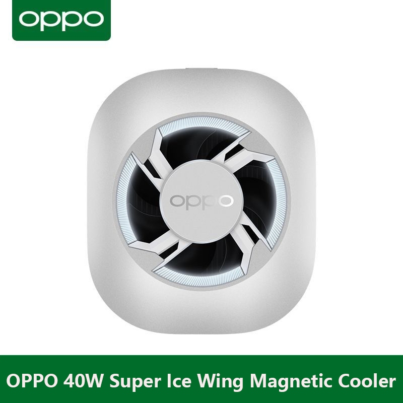 OPPO 40W Super Ice Wing Magnetic Cooler Polar White พัดลมระบายความร้อนอเนกประสงค์