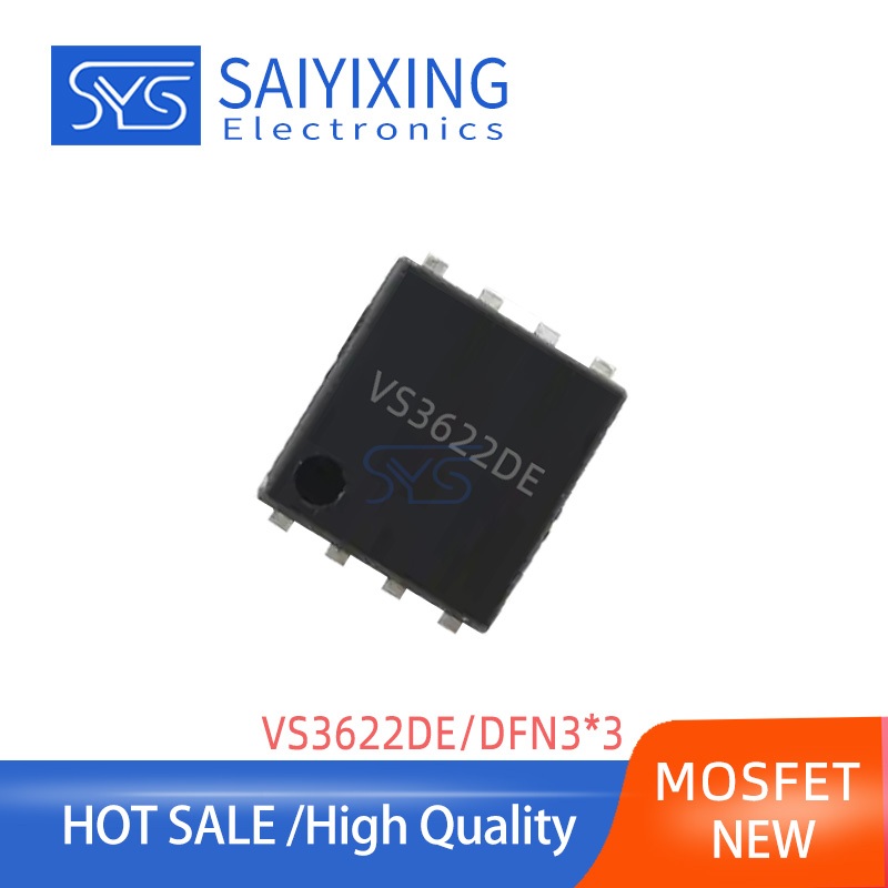 10 ชิ้น VS3622DE 3622DBE DFN3*3 N + N-ch MOSFEST 30 โวลต์คริสตัล