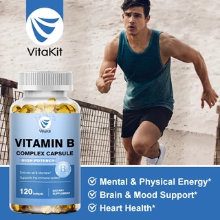 อาหารเสริมวิตามิน B-Complex (B12 B1 B2 B3 B5 B6 B9 Folic Acid &Biotin) เพื่อปรับปรุงระบบภูมิคุ้มกัน