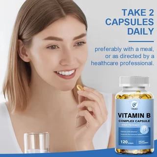 อาหารเสริมวิตามิน B-Complex (B12 B1 B2 B3 B5 B6 B9 Folic Acid &Biotin) เพื่อปรับปรุงระบบภูมิคุ้มกัน