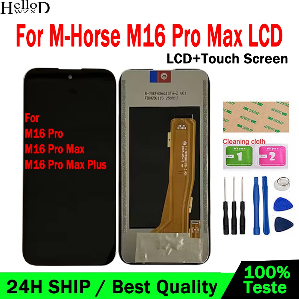 6.6 "จอแสดงผลเดิมสําหรับM-Horse M16 Pro Max PlusจอแสดงผลLCD Touch Screen Digitizer Assembly M16Pro M