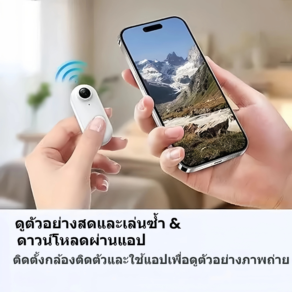 【แถมไม้เซลฟี่】กล้องแอคชั่นแคมเมรา 4K/1080P แบบพกพา แม่เหล็กในตัว WiFi ขนาดเล็ก กันน้ำ กล้อง 360° กล้องดิจิตอลความละเอียดสูง เหมาะสำหรับ vlog ถ่ายและบันทึกวิดีโอกีฬากลางแจ้งทุกวัน ราคา ถูกที่สุด ดีลบีเคเค แกลเลอรีภาพที่ 3