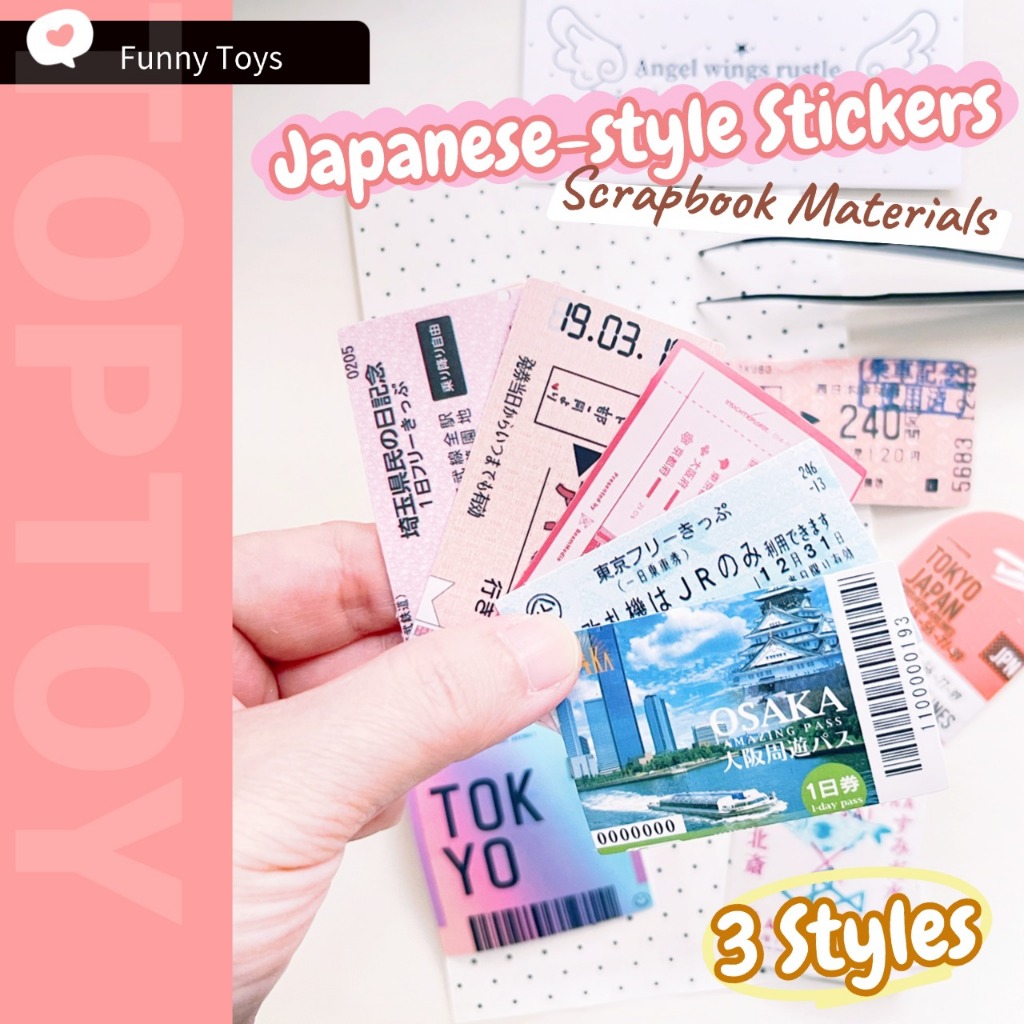 50 ชิ้น/เซ็ตญี่ปุ่น Customs & วัฒนธรรม Art Series สติกเกอร์สมุดภาพวัสดุสําหรับ DIY ตกแต่ง Journal เคสโทรศัพท์แล็ปท็อป