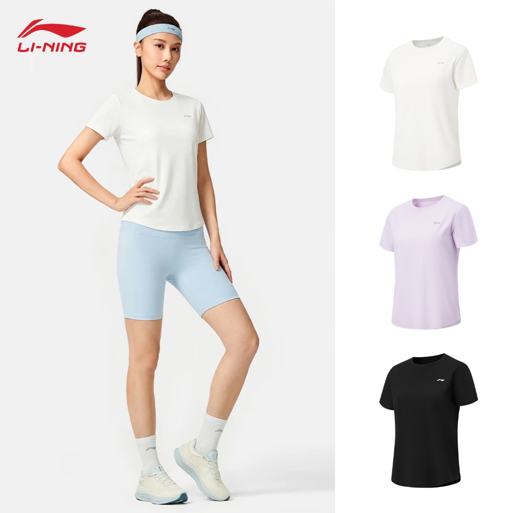 LI-NING T-Shirt เสื้อยืดแขนสั้นสำหรับผู้หญิง