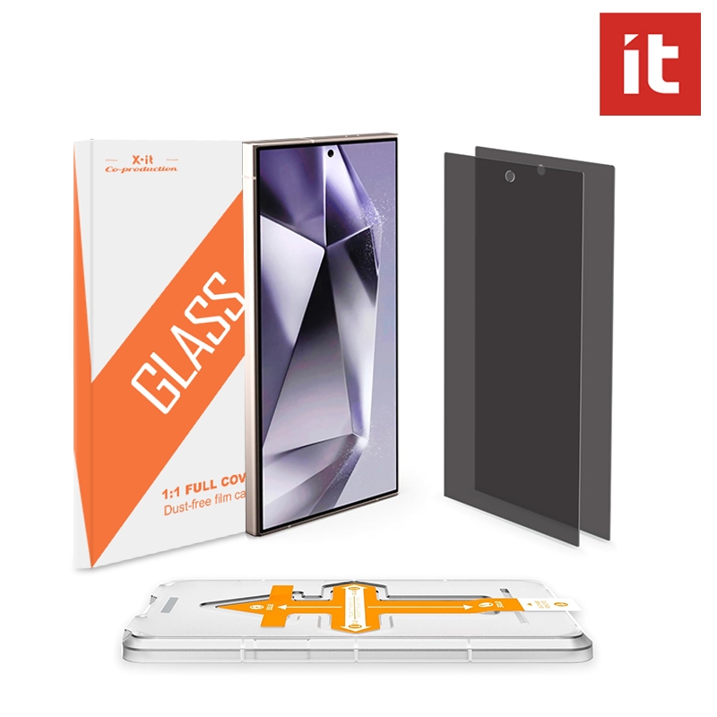 IT 2 แพ็คสําหรับ Samsung Galaxy S26 S25 S24 Ultra HD / Privacy Screen Protector กระจกนิรภัย [ความแข็ง 9H พิเศษ], ชุดติดตั้งง่าย, 99% HD Bubble Free Clear, Case Friendly