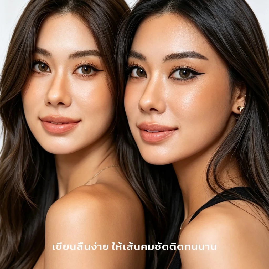 COD【HOT SALE】JMCY ดินสอเขียนขอบตา แบบเจล หัวเล็ก เขียนง่าย ติดทนนาน กันน้ำ กันเหงื่อ ไม่เลอะ เส้นนุ่มลื่น เหมาะสำหรับมือใหม่ หัวปากกาที่แม่นยำ เมคอัพติดทนนานและไม่เลอะ Slim Long-Lasting Gel Eyeliner thumbnail 8