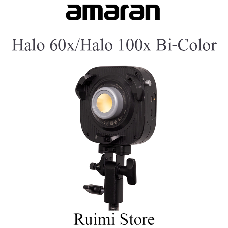 Aputure amaran Halo 60x/Halo 100x แบบพกพาการถ่ายภาพกลางแจ้งเติมแสงกลางแจ้งการถ่ายภาพวิดีโอสดไฟผม