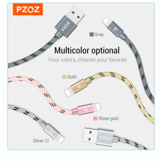 PZOZ สาย Usb สําหรับสาย iPhone 11 12 13 14 pro max Xs Xr X SE 8 7 6 plus 6s 5 ipad air mini fast CHARGE CABLE สําหรับ iPhone charger