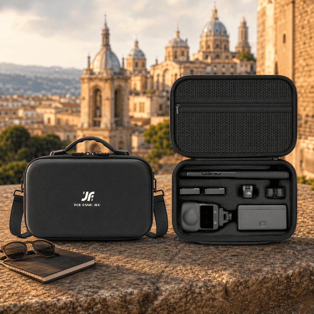 DJI Osmo 360 กระเป๋าถือกระเป๋าเก็บเปลือกแข็งสําหรับอุปกรณ์เสริมสําหรับกล้อง DJI Osmo 360