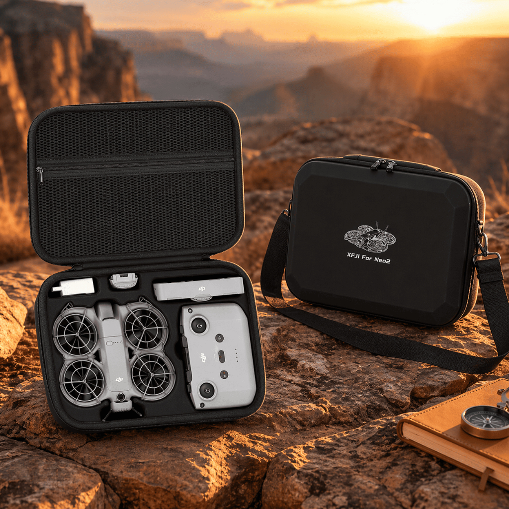 DJI Neo 2 Case Compatible Drone Storage Bag Portable Hard Shell Carry Box Travel