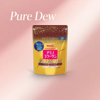 Meiji Japan Amino Collagen PREMIUM Powder, 5000mg Fish Collagen