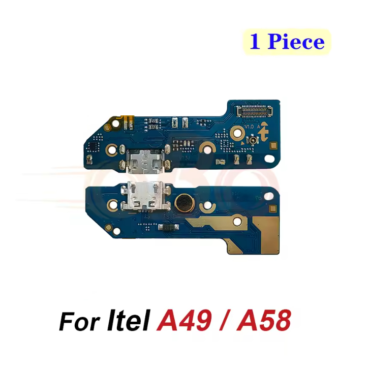 ชาร์จสําหรับ itel A49 A661L A49 PLAY USB Dock Charger พอร์ตปลั๊กแจ็คไมโครโฟน MIC Flex สายชาร์จ BOARD