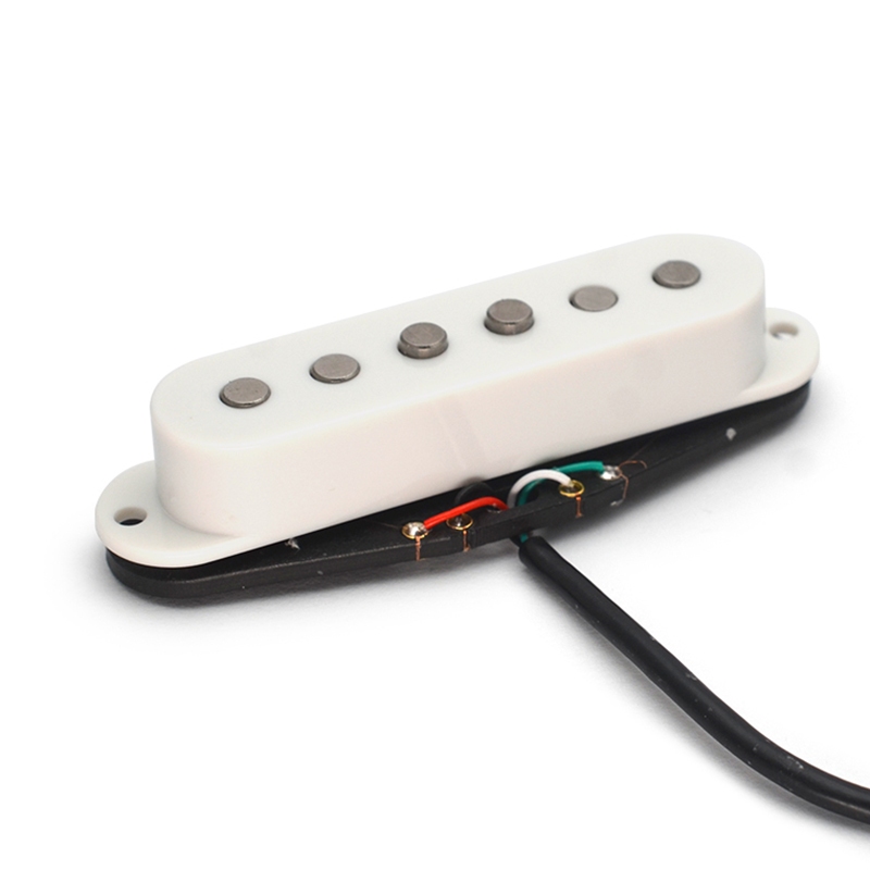 Stacked Humbucker ลดเสียงรบกวน Alnico 8 Staggered Top Pole ชิ้น Vintage Tone Noiseless Split Coil สําหรับกีตาร์ไฟฟ้า