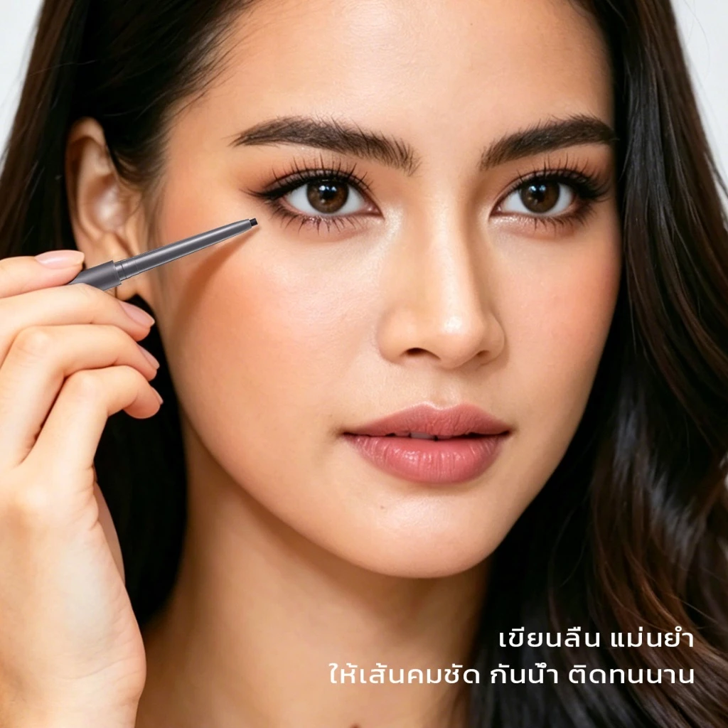 【ลดราคาครั้งใหญ่】JMCY อายไลเนอร์ อัลตร้าไฟน์ กันน้ำและกันเหงื่อ ชนิดตาคม กันน้ำ กันเหงื่อ ติดทนนาน ไม่แพนด้า ไม่เลอะ eyeliner ปากกาอายไลเนอร์ ดินสอเขียนขอบตาแบบเจล มีอ.ย. เนรมิตดวงตาให้ดูหรูหรา เขียนง่าย คมชัดทุกลุค Gel Eyeliner thumbnail 4
