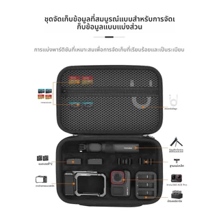 Insta360 Ace Pro 2 กระเป๋าถือ Hard Shell กระเป๋าสําหรับ Insta360 Ace Pro 2 ชุดกล้อง