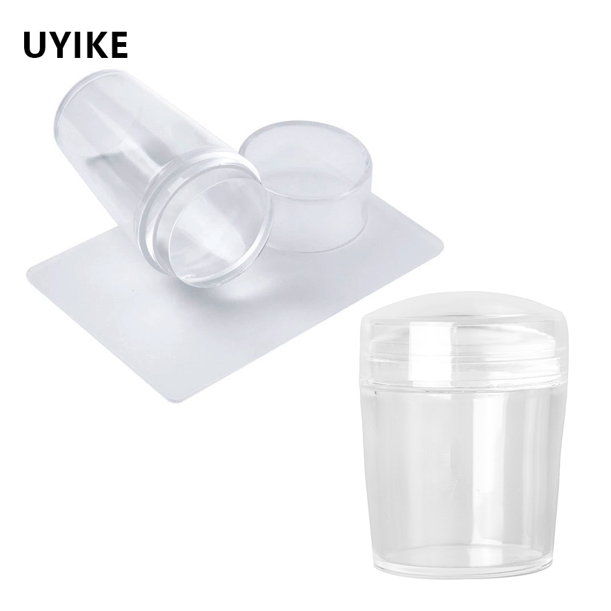 UYIKE Multi-Functional High-Transparency Super กาวซิลิโคนแสตมป์ขนาดใหญ่ - พิเศษสําหรับแผ่นปั๊มเล็บ