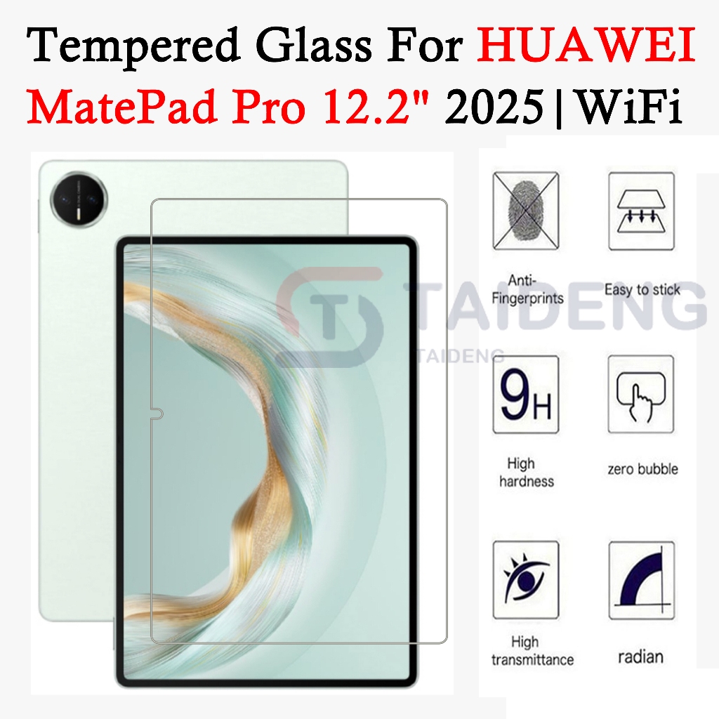 สําหรับ Huawei MatePad Pro 12.2 9H กระจกนิรภัย HD ป้องกันหน้าจอ Guard MRDI-W09 MRDI-W10 MRO-W09 MRO-