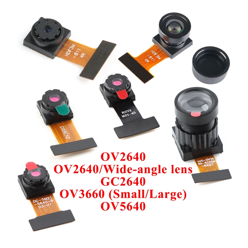 ESP32 OV2640 โมดูลกล้อง GC2640 OV3660 OV5640 CMOS ภาพเซ็นเซอร์ 2 3 ล้านพิกเซลมุมกว้างกล้องเลนส์สําหร