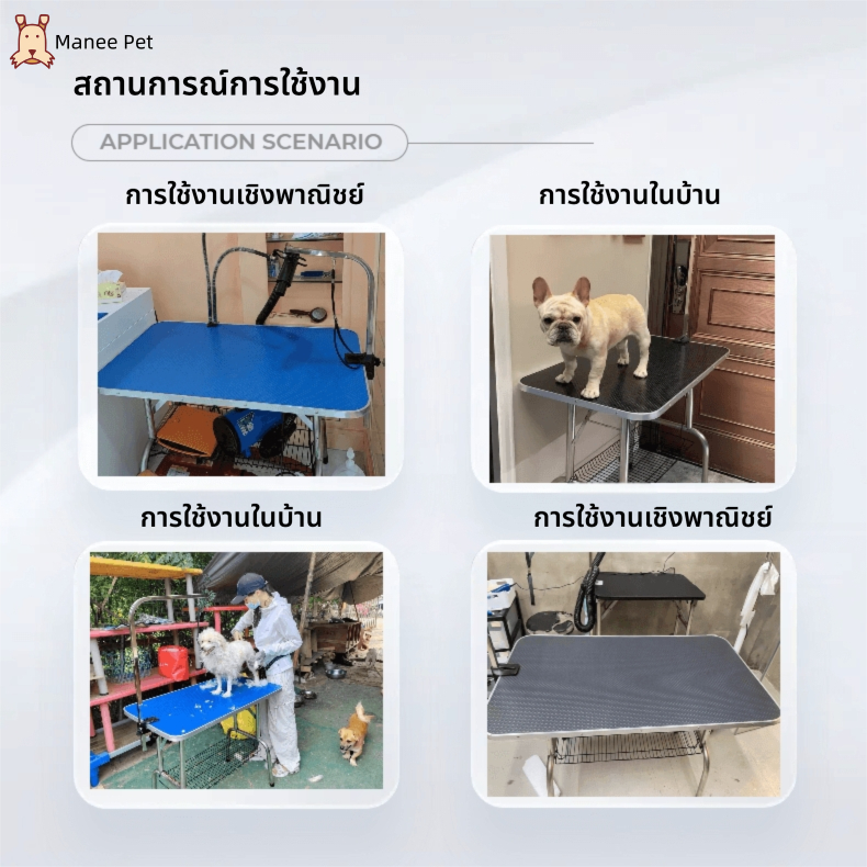 โต๊ะกรูมมิ่งสัตว์เลี้ยงสแตนเลสพับได้,โต๊ะกรูมมิ่งแมวและสุนัข,โต๊ะกรูมมิ่งอาบน้ําสัตว์เลี้ยงกันลื่น,เหมาะสําหรับแมวและสุนัข,แข็งแรงแ ราคา ถูกที่สุด ดีลบีเคเค แกลเลอรีภาพที่ 9