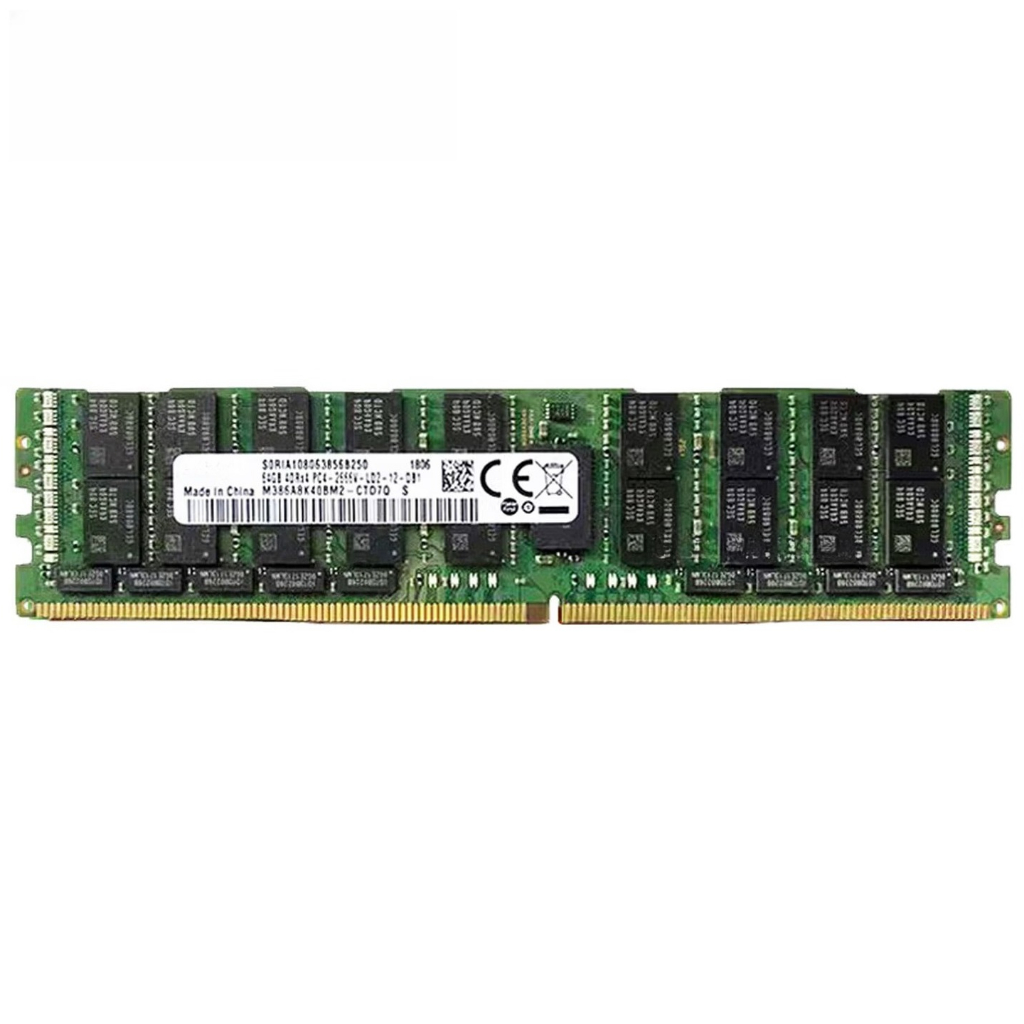DDR4 RECC 64GB 3200MHZ 2666MHZ 2400MHZ 2933MHZ โมดูลหน่วยความจําเซิร์ฟเวอร์ (ECC RDIMM) รองรับ