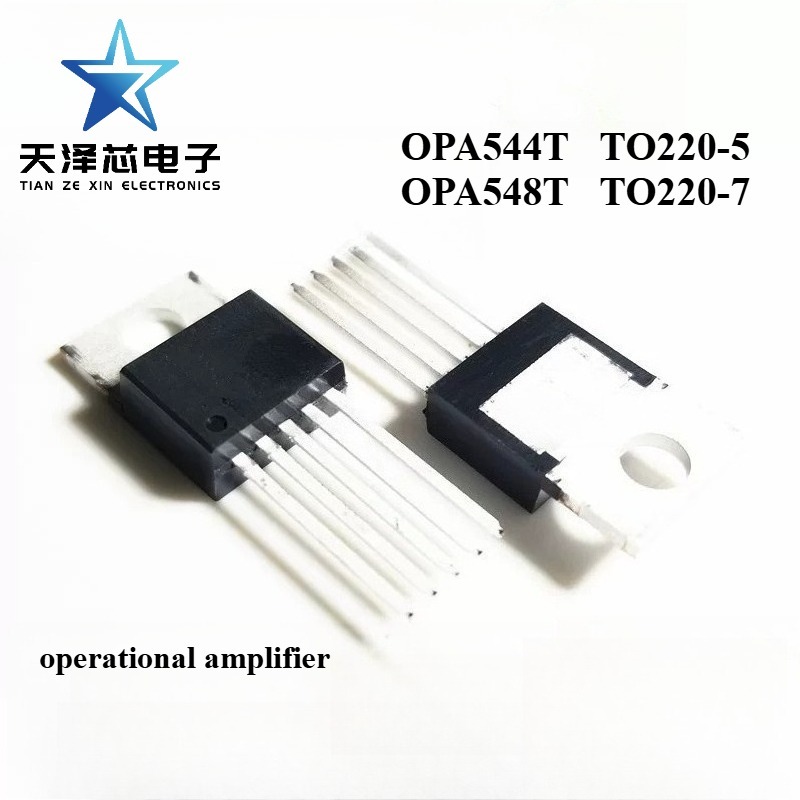 ยี่ห้อใหม่ OPA544T OPA548T In-Line TO220-5 TO220-7 เครื่องขยายเสียงการทํางาน