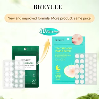 BREYLEE Tea Tree Essence แผ่นแปะสิว Lighten Acne Marks กันน้ํา Moisturizing Mask Patch