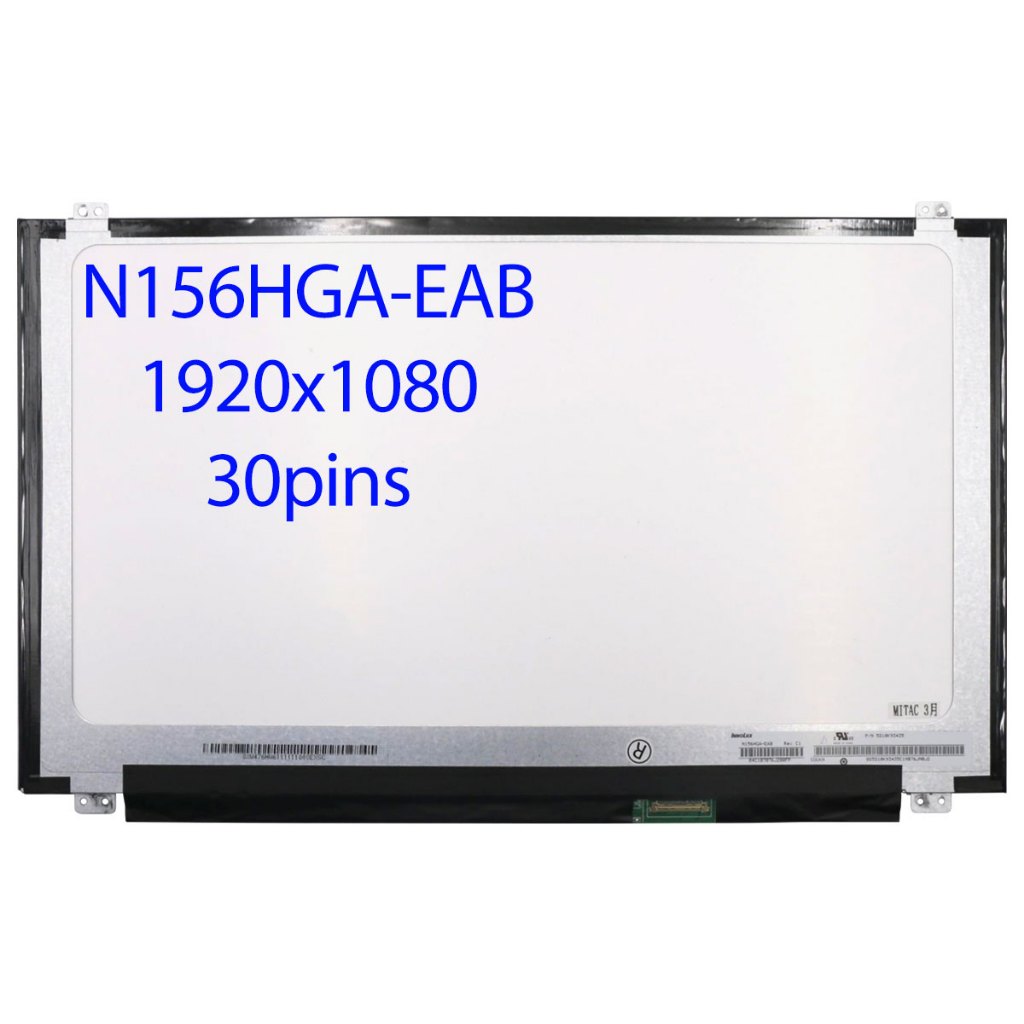 15.6 Slim แล็ปท็อปหน้าจอ LCD N156HGA-EAB fit N156HGE-EAB N156HGE-EBB N156HGE-EAL N156HGE-EA1 EA2 EB1