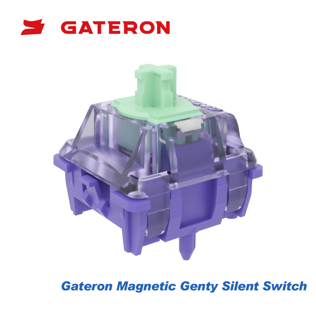 GATERON Magnetic Genty Silent Switch Silent Hall Effect Magnetic Switch คีย์บอร์ด RT HE Switch