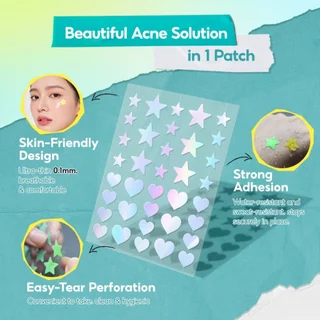BREYLEE Tea Tree Essence แผ่นแปะสิว Lighten Acne Marks กันน้ํา Moisturizing Mask Patch