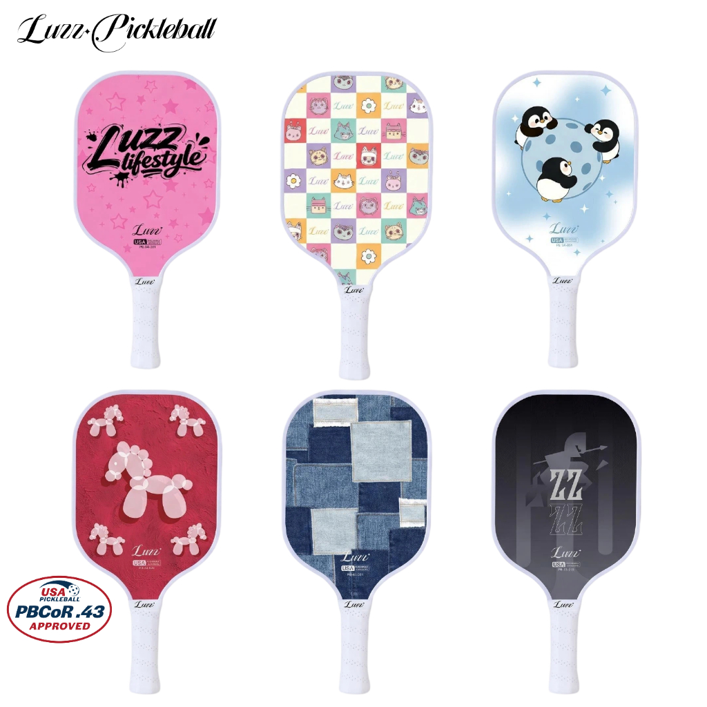 Luzz Pickleball Paddle T700 คาร์บอนไฟเบอร์ Pickleball Paddle น้ําหนักเบาแร็กเก็ตสําหรับผู้ชายผู้หญิง
