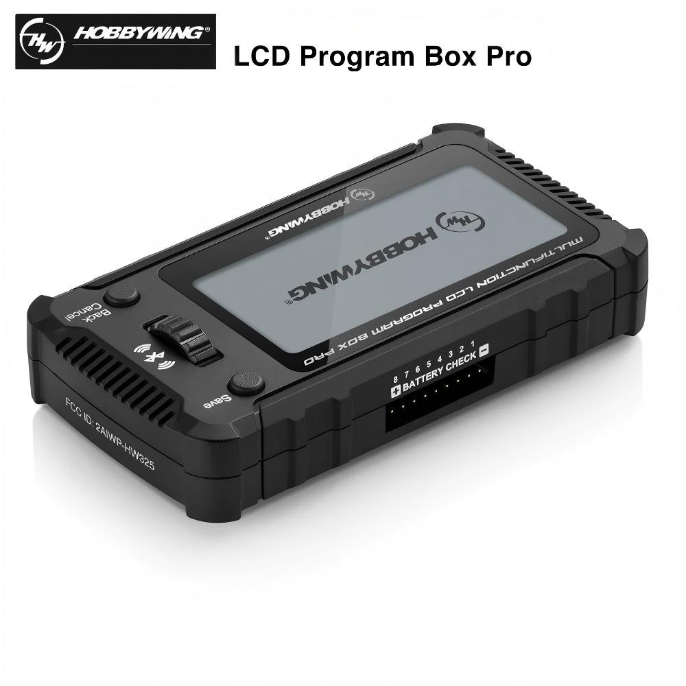 HobbyWing LCD Program Box Pro การ์ดการเขียนโปรแกรมสําหรับ RC รุ่นรถเรือเครื่องบิน PLATINUM XERUN EZR