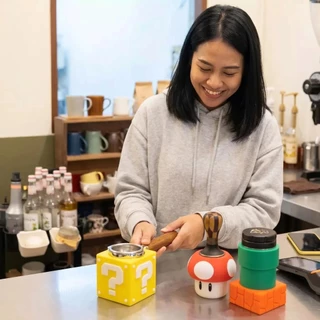 [ขายร้อนสุดประหยัด] อุปกรณ์กาแฟอิตาเลียน ฐานรองหูชงกาแฟ ฐานรองอุปกรณ์กระจายผง ฐานรองค้อนกดผง อุปกรณ์กาแฟสไตล์พิธีกรรม ชุดสินค้า