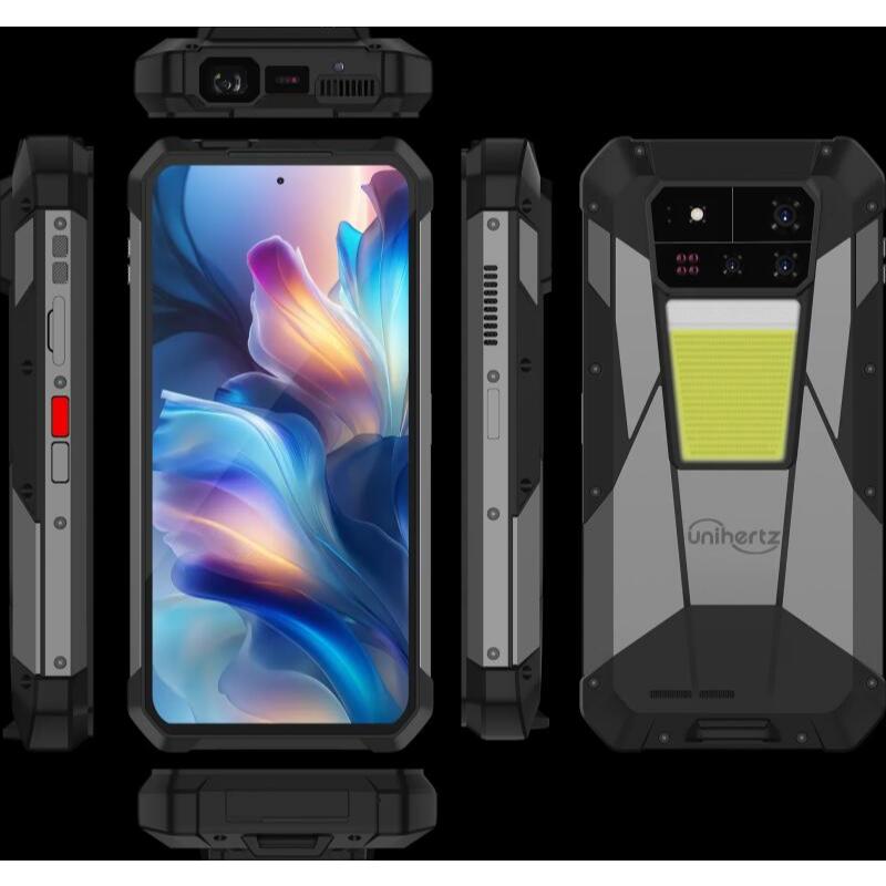 Unihertz Tank 4 pro 5G AI โทรศัพท์ที่ทนทาน 720P โปรเจคเตอร์ขนาด 8300 512GB/1TB ROM 3k AMOLED 11600mA